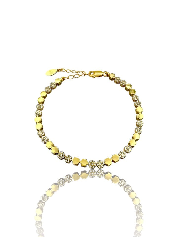 Daisy Gold Taşlı Bileklik