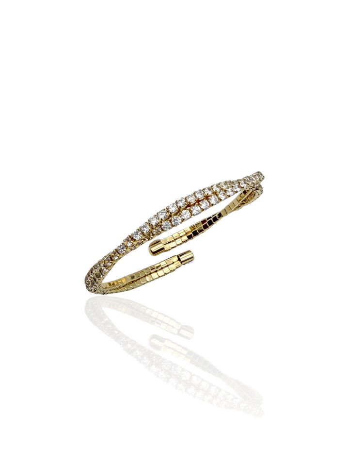 İkili Gold Spiral Su Yolu