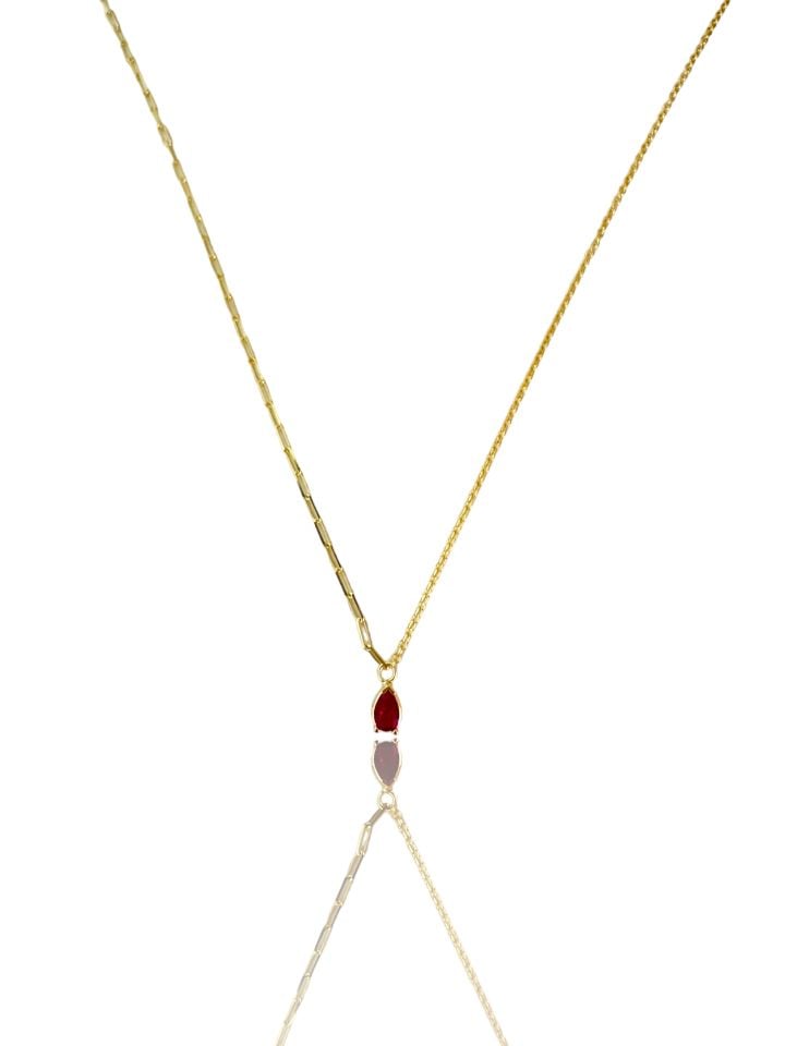 Damla  Ruby Kolye