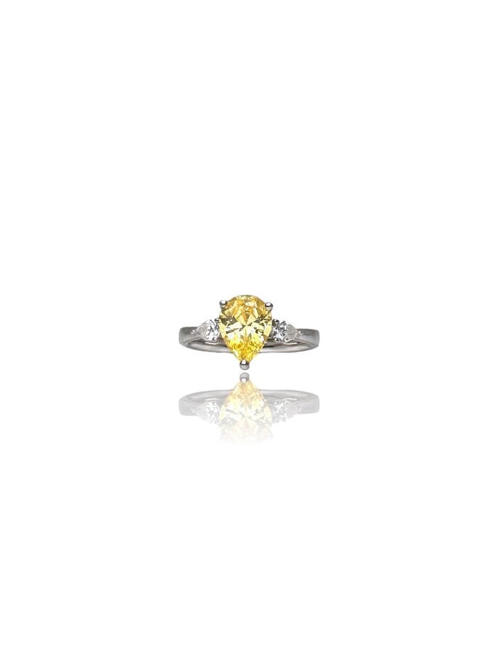 Drop Sitrine Ring