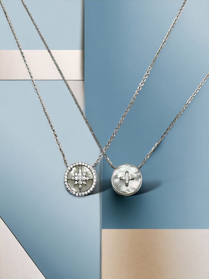 Sparke Çift Taraflı Kolye