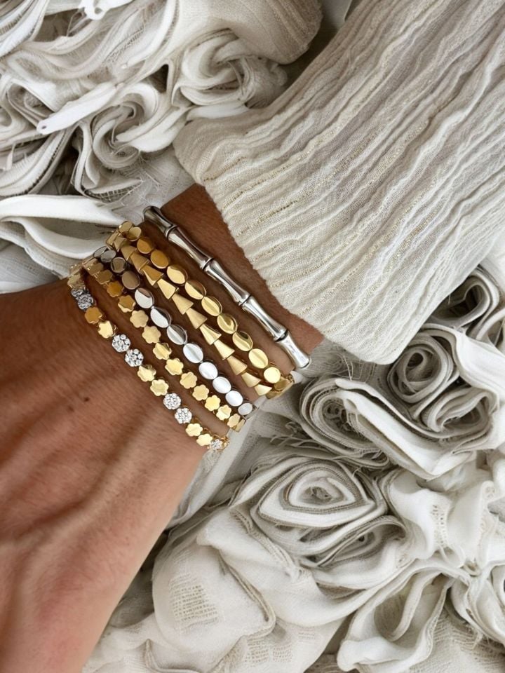 Daisy Gold Taşlı Bileklik