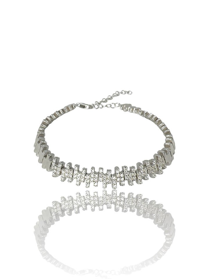 Zigzag White Bileklik