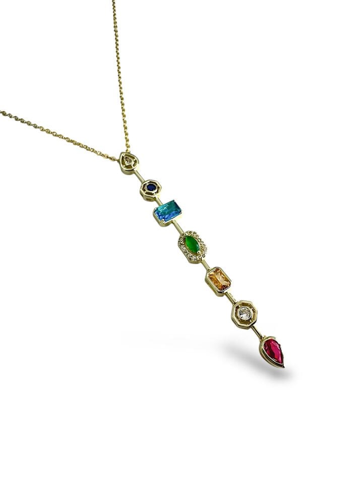 Rainbow Damla Kolye (BJO)