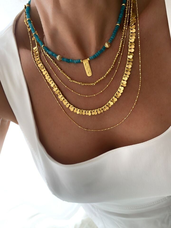 Damla Payet Kolye 40 cm